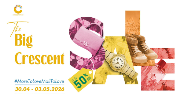 The Big Crescent Sale: Đại tiệc mua sắm quy tụ 100+ thương hiệu đổ bộ Crescent Mall dịp 30/4 &ndash; 1/5 - Ảnh 1.
