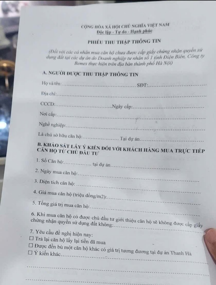Cư d&acirc;n HH Linh Đ&agrave;m muốn b&aacute;n nh&agrave; tr&aacute;nh thiệt hại sau khảo s&aacute;t trả nh&agrave; đổi nh&agrave; - Ảnh 2.