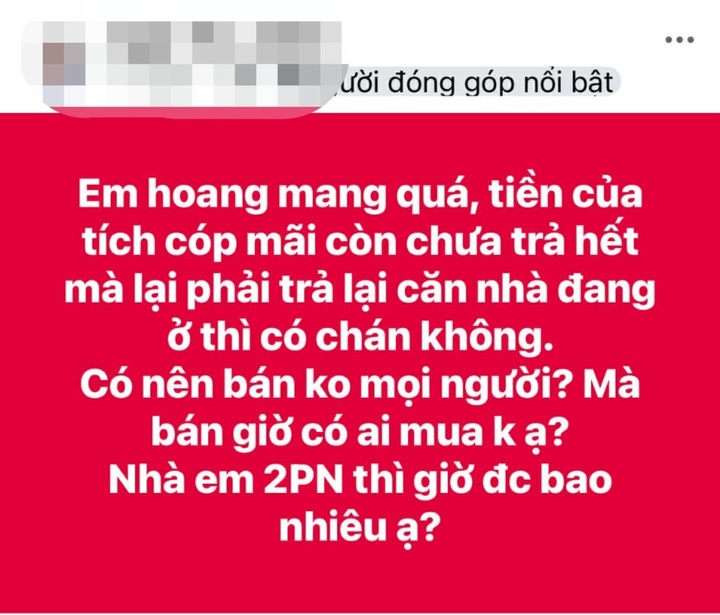 Cư d&acirc;n HH Linh Đ&agrave;m muốn b&aacute;n nh&agrave; tr&aacute;nh thiệt hại sau khảo s&aacute;t trả nh&agrave; đổi nh&agrave; - Ảnh 1.
