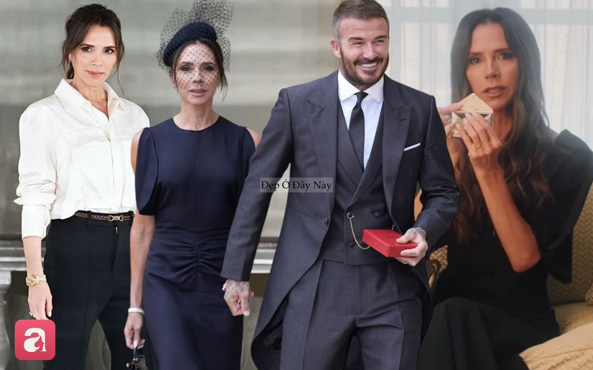 Th&ocirc;ng minh như Victoria Bekcham: Lấy 1 m&oacute;n đồ của chồng l&agrave;m v&iacute;, lại th&agrave;nh 