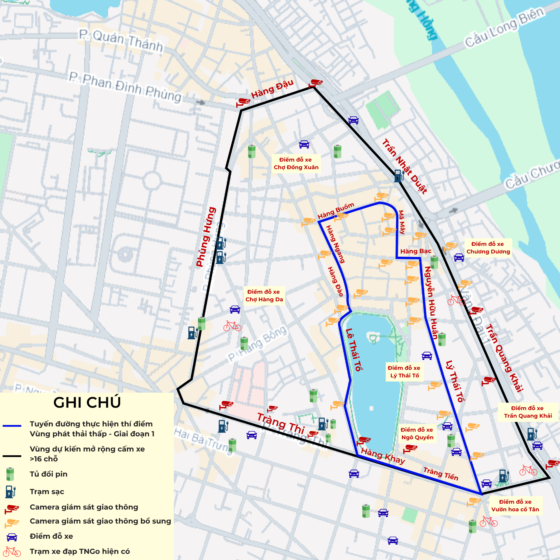 Trạm sạc xe điện H&agrave; Nội: Điểm gửi xe v&agrave; giải ph&aacute;p xanh cho khu vực cấm xe xăng - Ảnh 1.