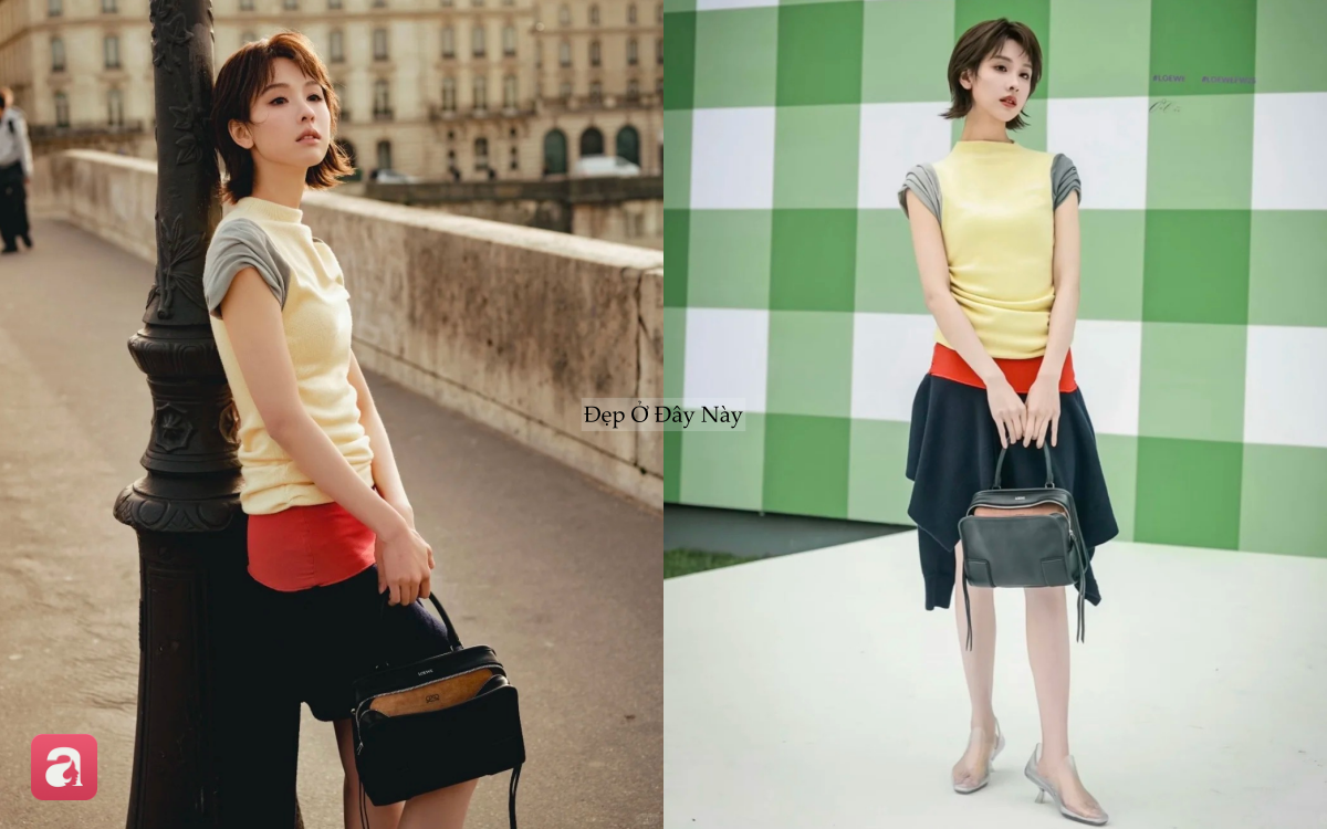 V&igrave; sao Trần Đ&ocirc; Linh mang t&uacute;i kh&ocirc;ng k&eacute;o kh&oacute;a tại show Loewe? - Ảnh 2.