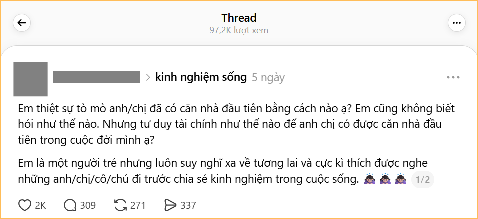 &ldquo;L&agrave;m sao để c&oacute; căn nh&agrave; đầu ti&ecirc;n?&rdquo;: C&acirc;u trả lời h&oacute;a ra to&agrave;n điều quen thuộc- Ảnh 1.