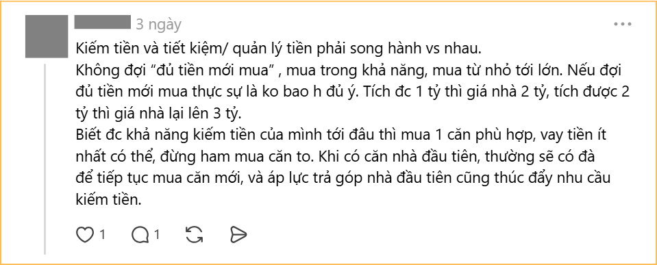 &ldquo;L&agrave;m sao để c&oacute; căn nh&agrave; đầu ti&ecirc;n?&rdquo;: C&acirc;u trả lời h&oacute;a ra to&agrave;n điều quen thuộc- Ảnh 4.