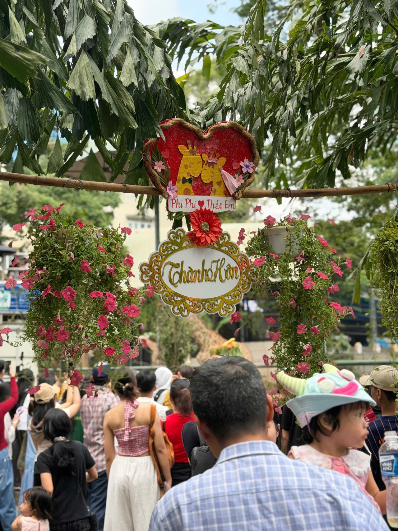 Đ&aacute;m cưới hươu cao cổ tại Thảo Cầm Vi&ecirc;n S&agrave;i G&ograve;n tạo n&ecirc;n sự kiện ấn tượng 30 / 4 - Ảnh 5.