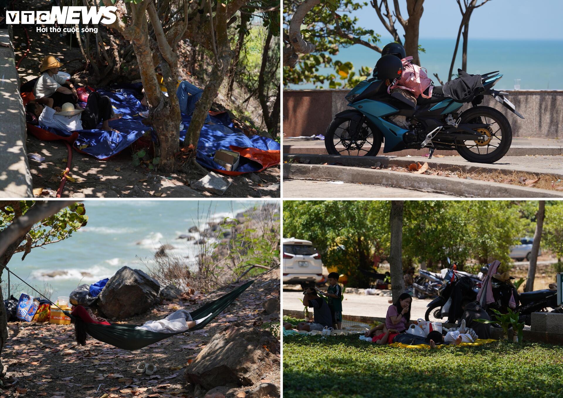 Ng&agrave;y đầu nghỉ lễ 30 / 4 , người d&acirc;n TP . HCM trải bạt chờ tắm biển Vũng T&agrave;u - Ảnh 5.