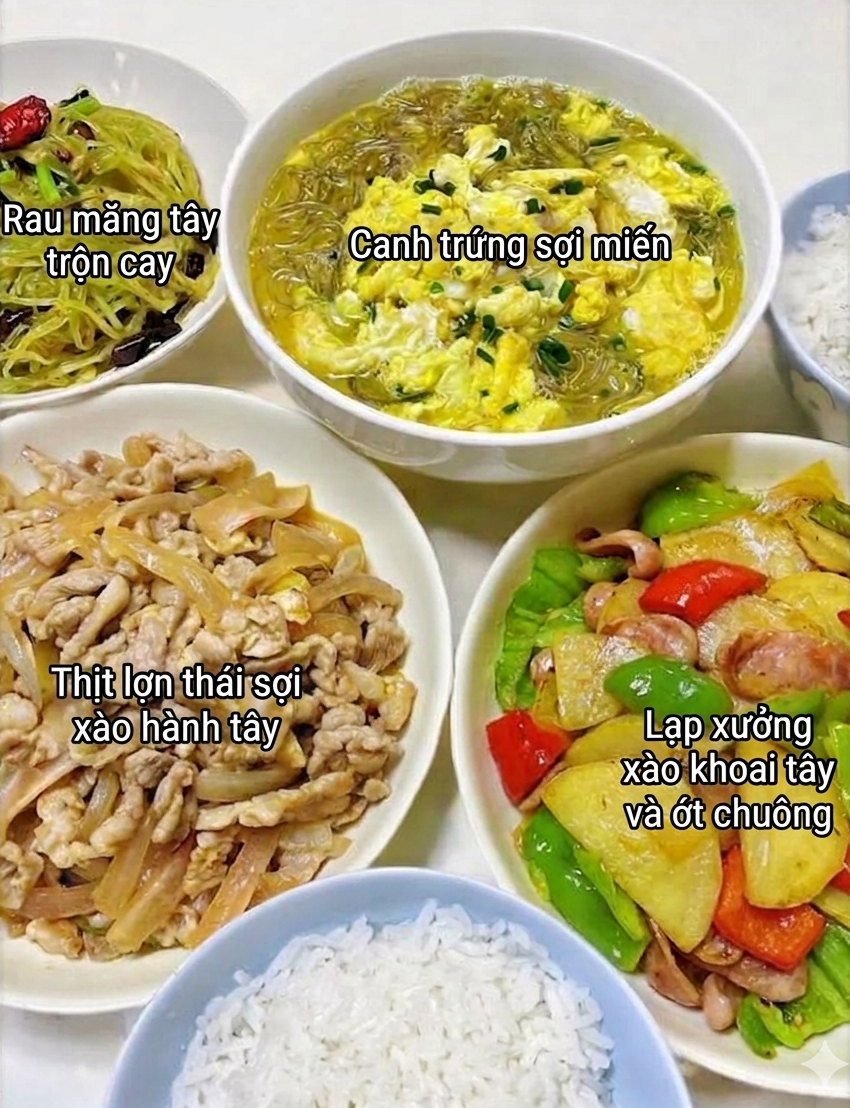 7 ng&agrave;y bố t&ocirc;i đều nấu c&aacute;c m&oacute;n ăn ngon kh&aacute;c nhau - thực đơn cả tuần dễ l&agrave;m cho gia đ&igrave;nh - Ảnh 3.