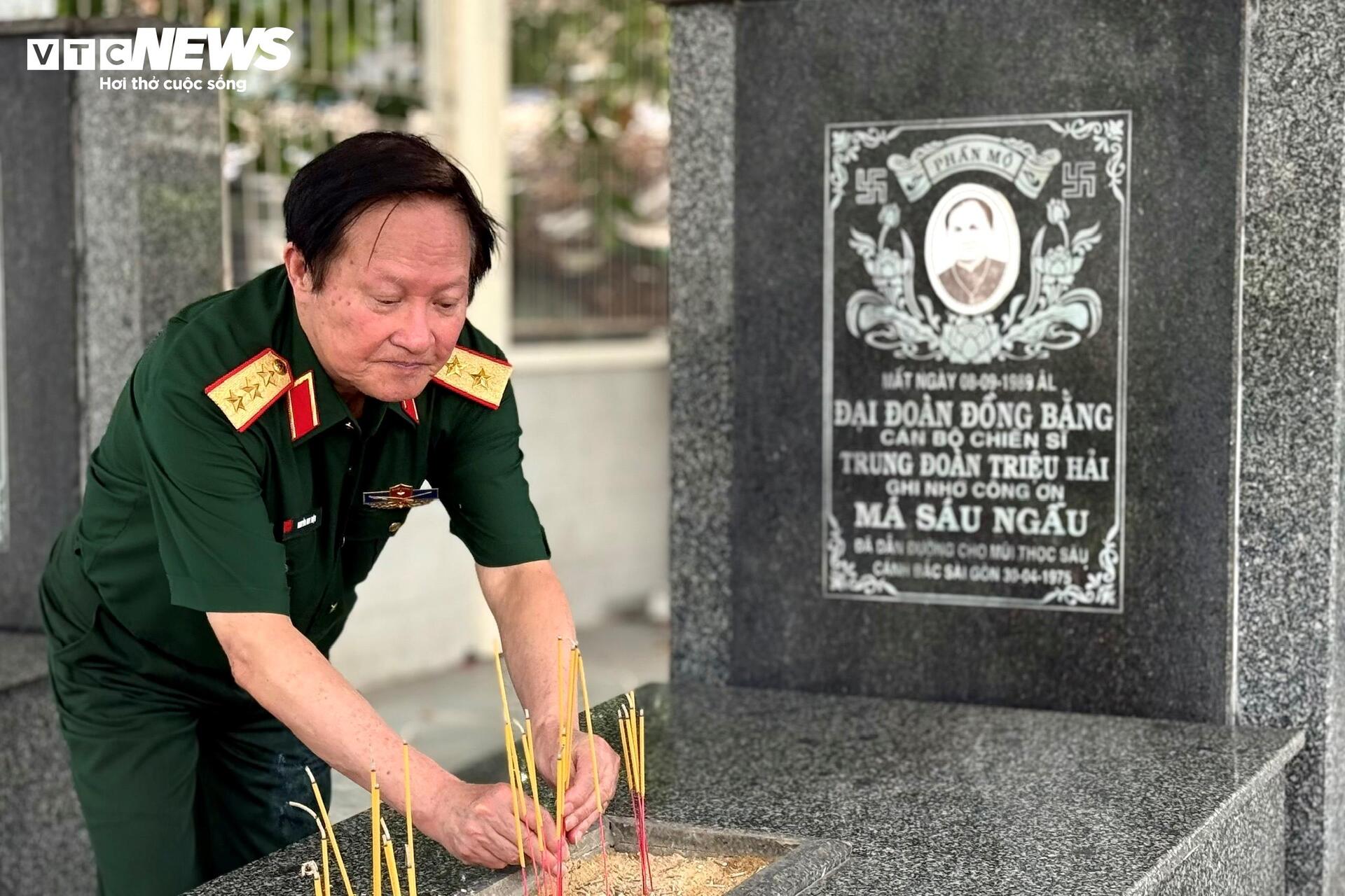 Chuyện &iacute;t biết về b&agrave; m&aacute; S&aacute;u v&agrave; h&agrave;nh tr&igrave;nh dẫn qu&acirc;n v&agrave;o S&agrave;i G&ograve;n năm 1975 - Ảnh 1.