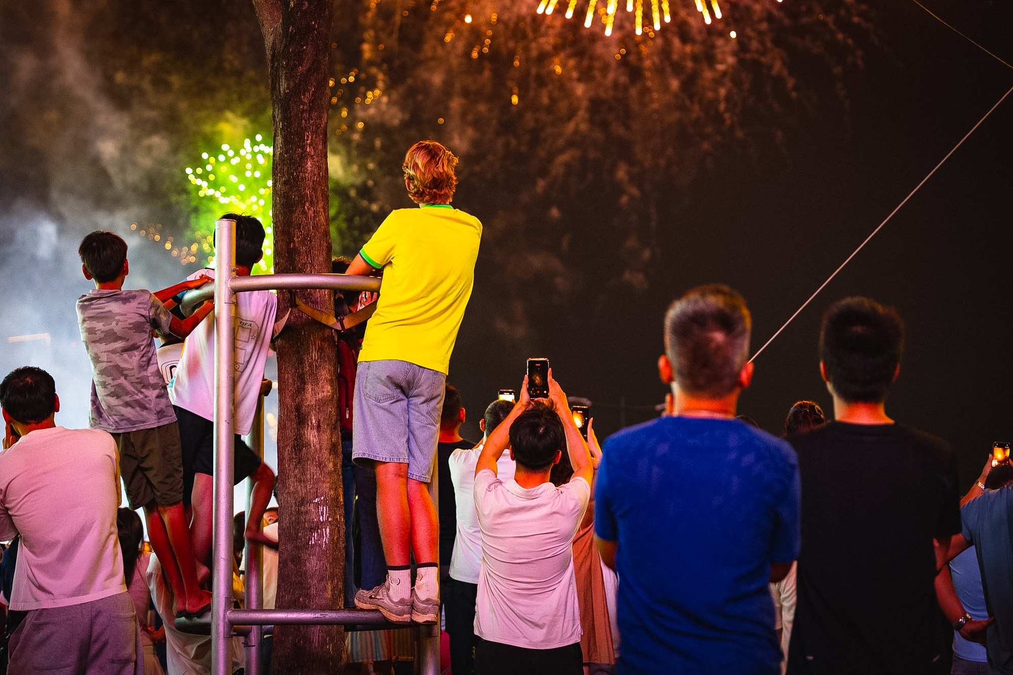 Rực rỡ ph&aacute;o hoa tr&ecirc;n bầu trời TP.HCM đ&ecirc;m 30/4 - Ảnh 15.