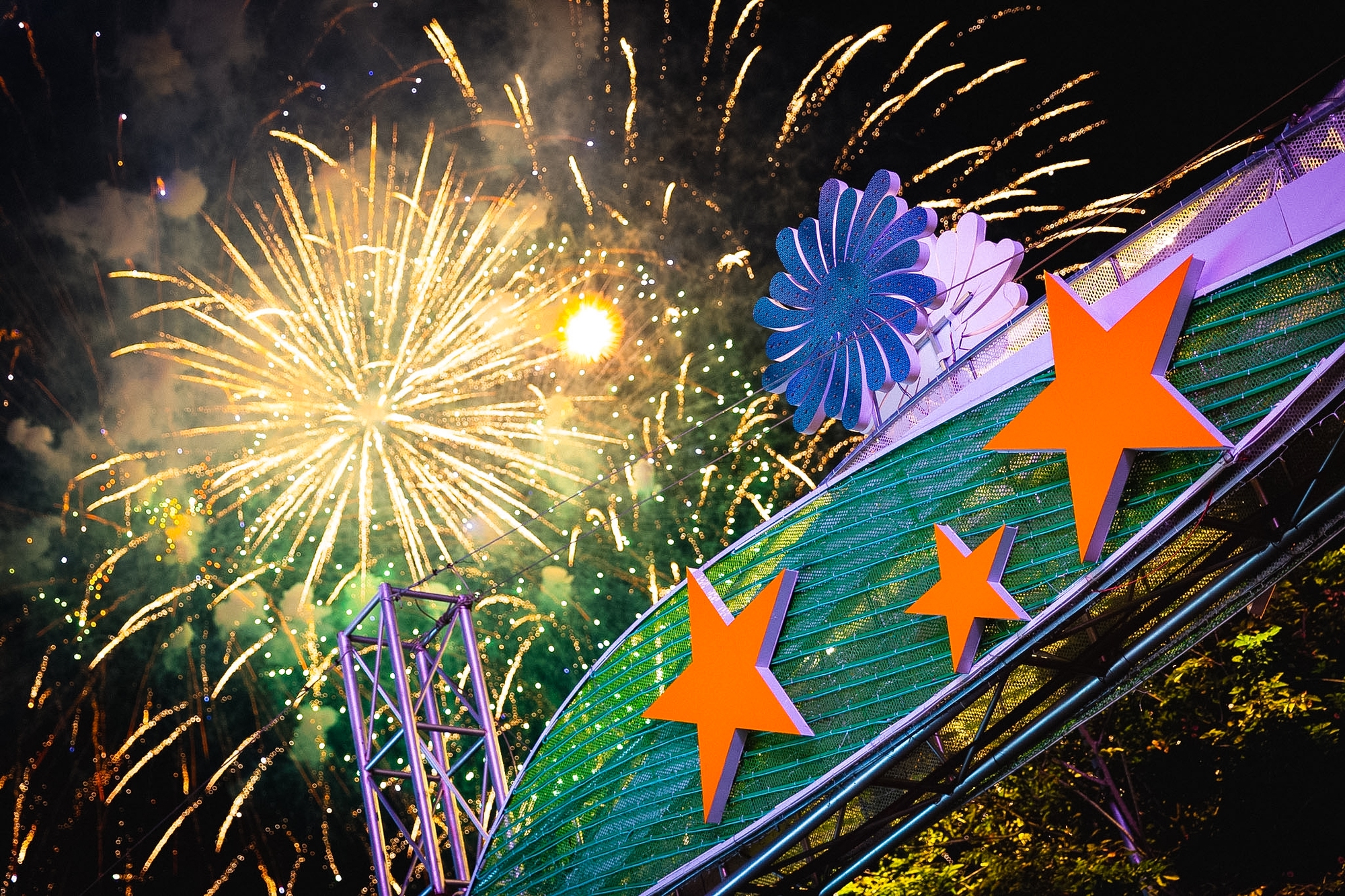 Rực rỡ ph&aacute;o hoa tr&ecirc;n bầu trời TP.HCM đ&ecirc;m 30/4 - Ảnh 10.