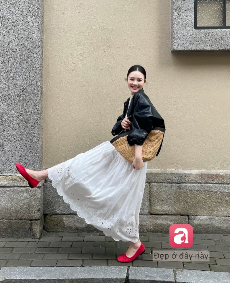 Muốn mặc chân váy dài mà không bị già, cứ thử 10 cách này - Ảnh 7.