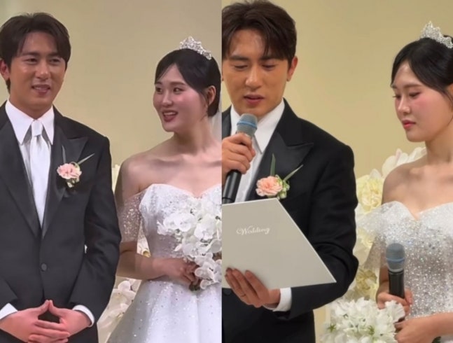 H&ocirc;n lễ r&igrave;nh rang của Kim Won Hoon v&agrave; Eom Ji Yoon: Ly h&ocirc;n chỉ sau 1 ng&agrave;y - Ảnh 4.