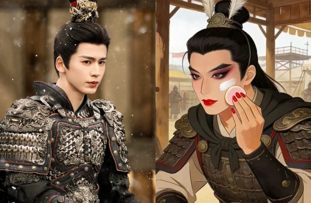 Trương Lăng H&aacute;ch v&agrave; cuộc khủng hoảng tướng qu&acirc;n kem nền trong phim cổ trang - Ảnh 1.