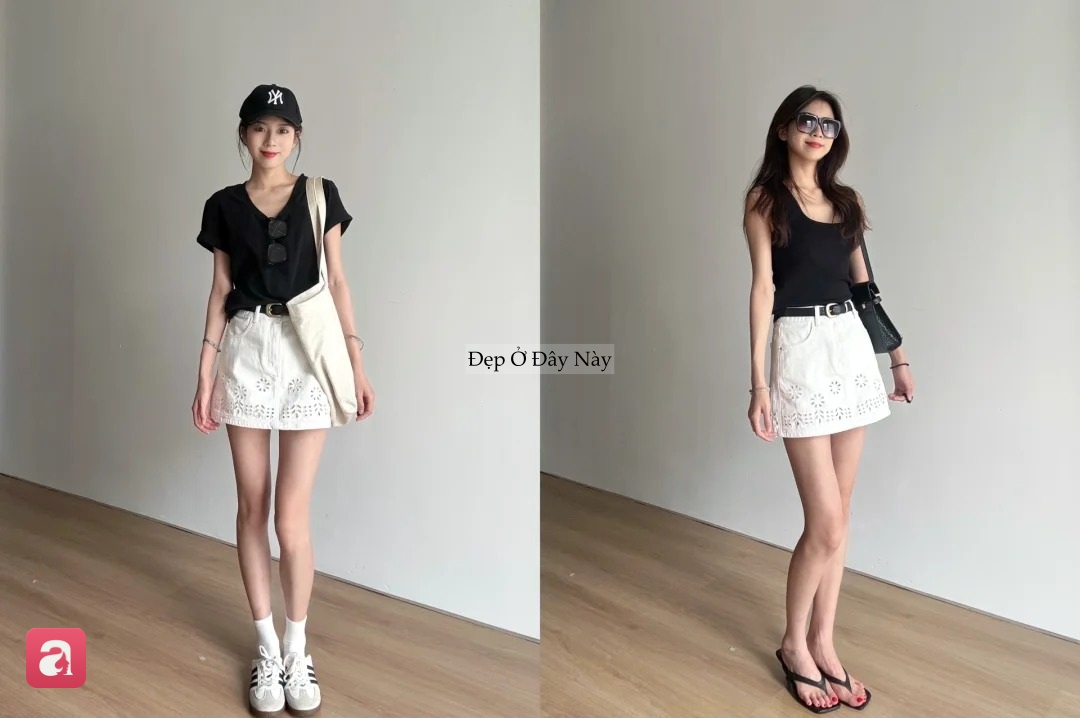 Mặc đẹp cả m&ugrave;a h&egrave; chỉ với 1 chiếc ch&acirc;n v&aacute;y chữ A - Ảnh 9.