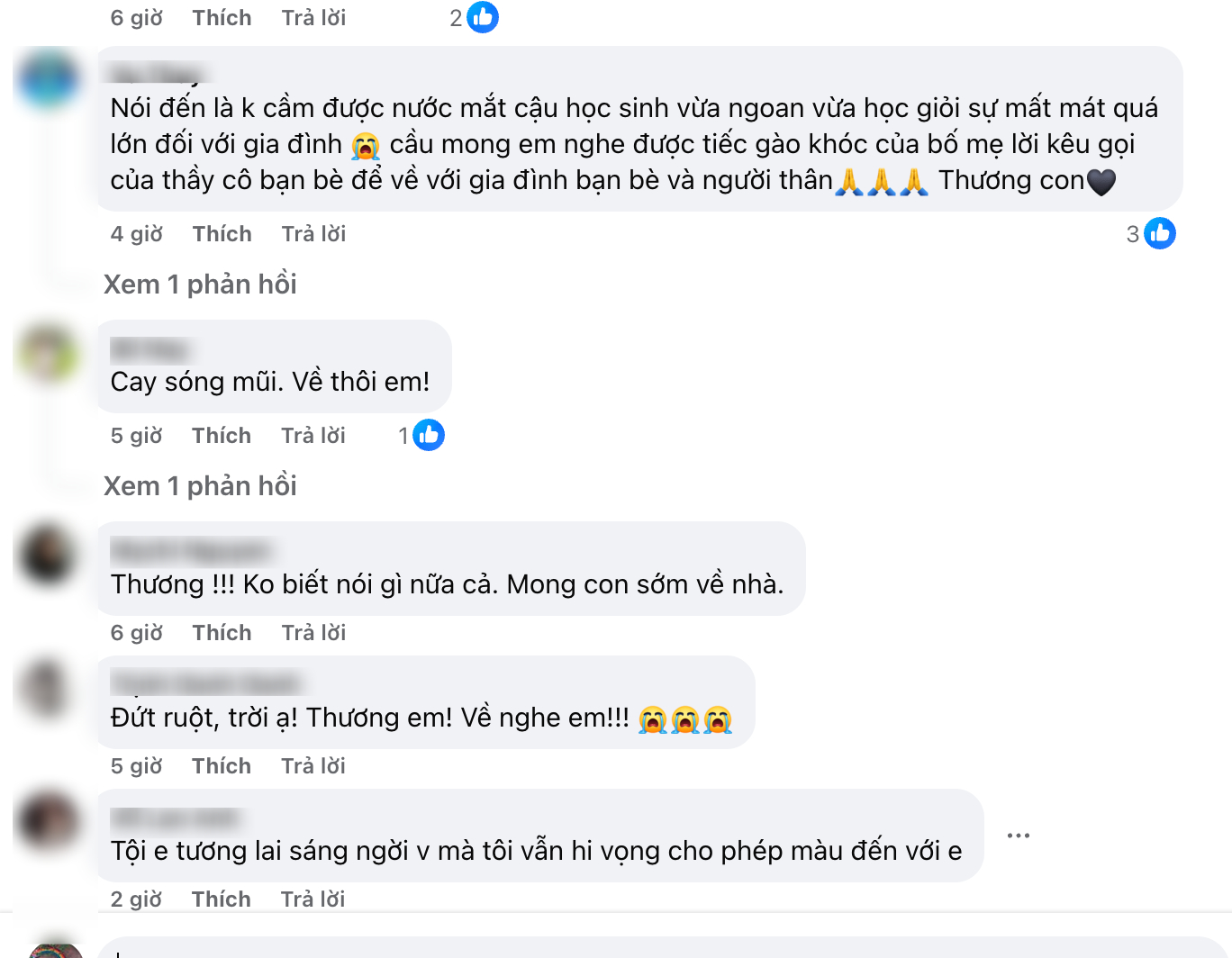 Cha &ocirc;m ba l&ocirc; kh&oacute;c, cầu nguyện cho nam sinh mất t&iacute;ch ở Gia Lai - Ảnh 4.