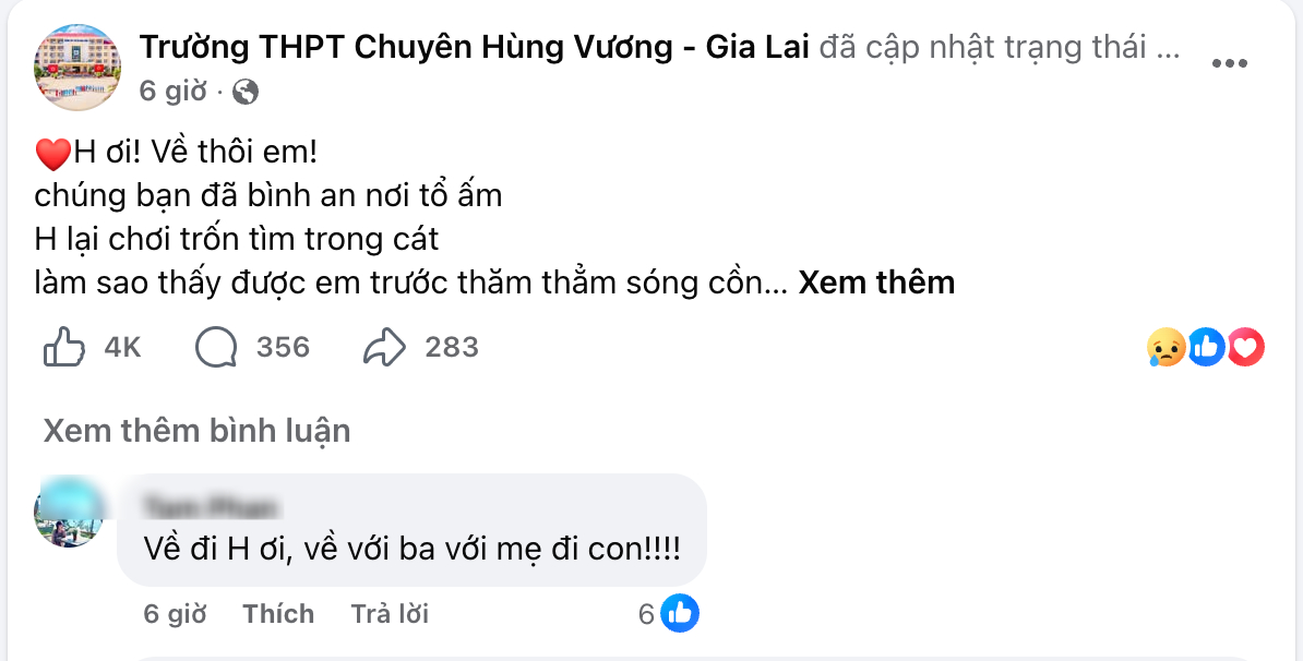 Cha &ocirc;m ba l&ocirc; kh&oacute;c, cầu nguyện cho nam sinh mất t&iacute;ch ở Gia Lai - Ảnh 3.