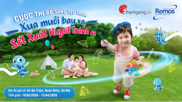 Remos phối hợp Trung ương hội LHTN Việt Nam ph&aacute;t động cuộc thi: Xua muỗi bay xa &ndash; Sốt xuất huyết tr&aacute;nh ra - Ảnh 1.