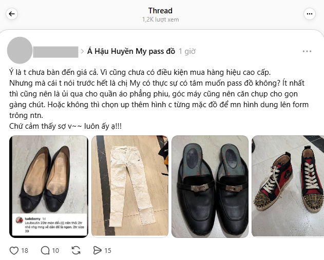 Huyền My thanh l&yacute; đồ hiệu g&acirc;y tranh c&atilde;i với c&aacute;ch l&agrave;m bẩn bẩn khiến netizen x&ocirc;n xao - Ảnh 3.