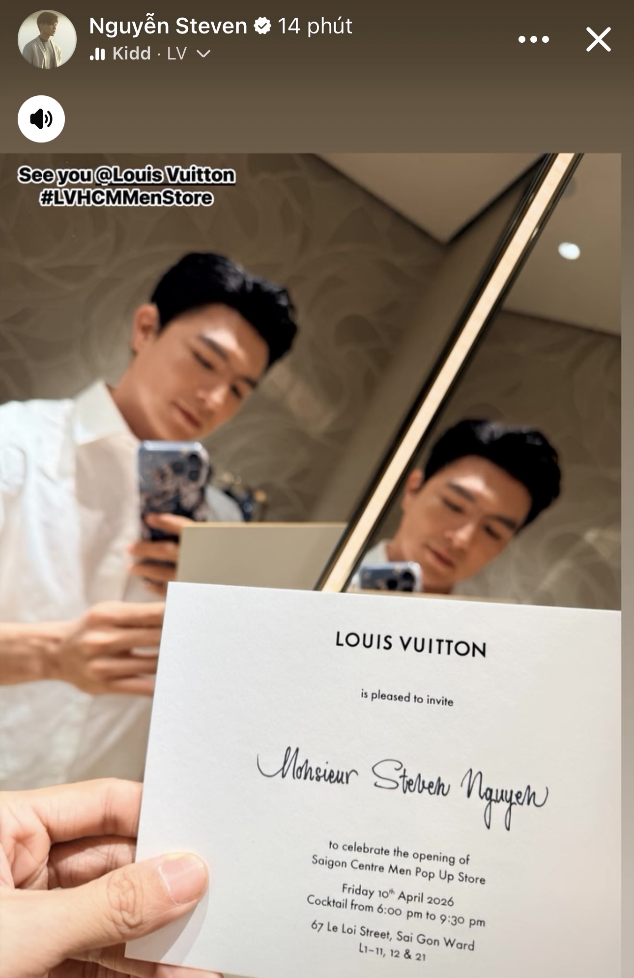 Louis Vuitton mở cửa h&agrave;ng thời trang nam đầu ti&ecirc;n, d&agrave;n sao Việt hội tụ tạo 