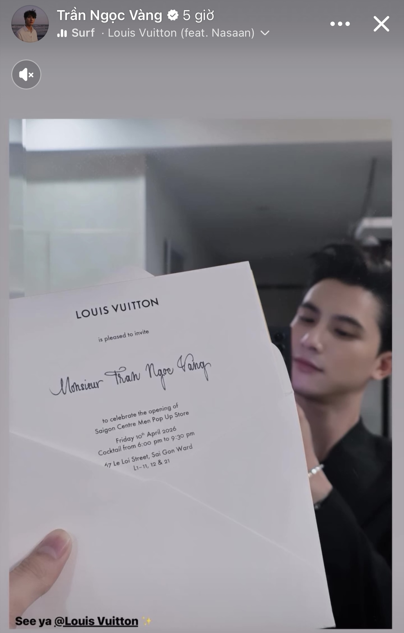 Louis Vuitton mở cửa h&agrave;ng thời trang nam đầu ti&ecirc;n, d&agrave;n sao Việt hội tụ tạo 