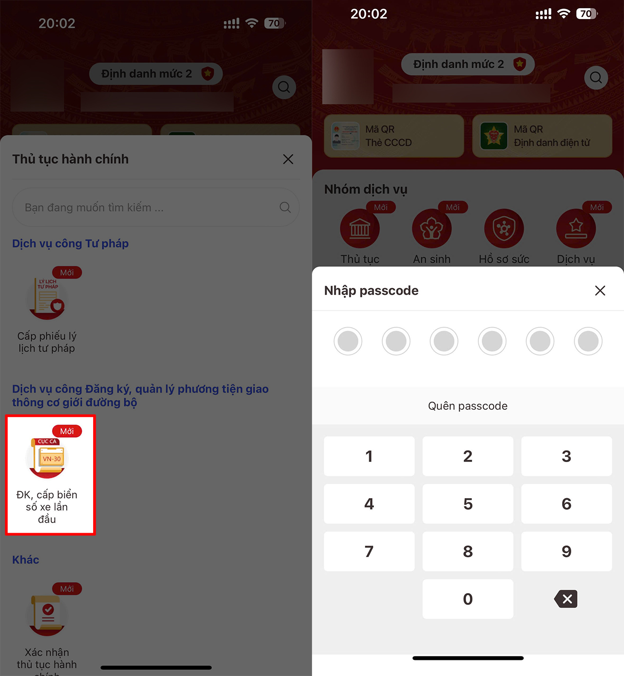 C&aacute;ch đăng k&yacute; biển số xe nhanh ch&oacute;ng qua ứng dụng VNeID năm 2026 - Ảnh 1.