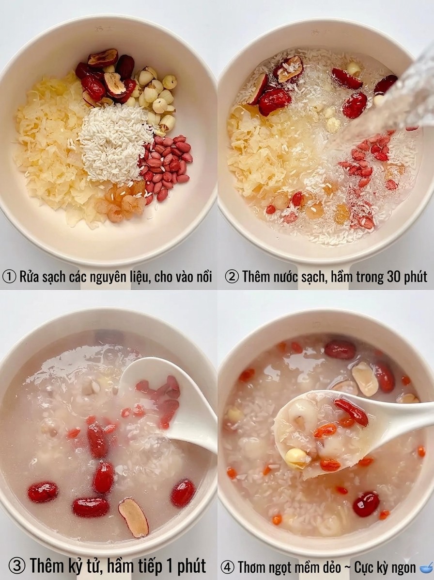 6 món cháo ngon, dễ nấu, ăn vào bữa sáng để tăng cường chức năng tỳ vị, cải thiện sắc tố da và củng cố hệ miễn dịch - Ảnh 3.