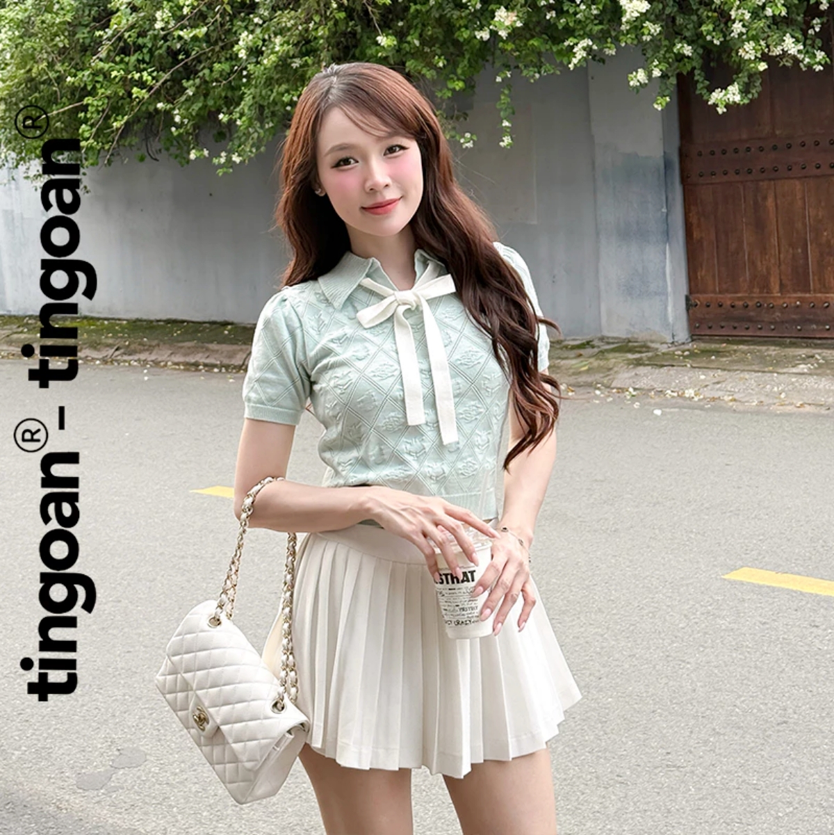 Một ch&uacute;t xanh bạc h&agrave;, đủ để cả bộ đồ ng&agrave;y h&egrave; trở n&ecirc;n trong trẻo hơn- Ảnh 9.
