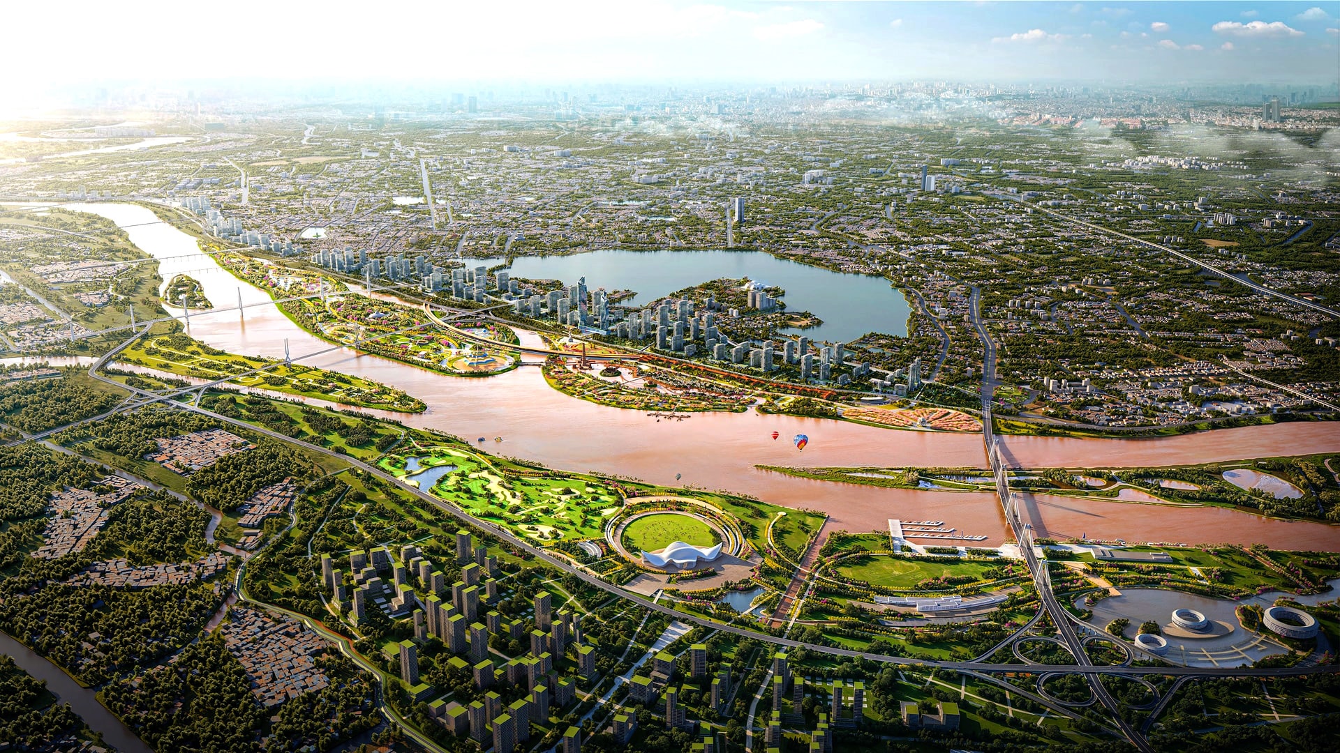 H&agrave; Nội th&ocirc;ng qua dự &aacute;n Trục đại lộ cảnh quan s&ocirc;ng Hồng 2026 - Ảnh 1.