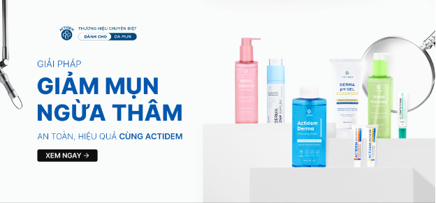 Routine chăm sóc da mụn t&ocirc;́i giản cùng Actidem: Giải pháp t&ocirc;́i ưu cho người b&acirc;̣n r&ocirc;̣n - Ảnh 1.
