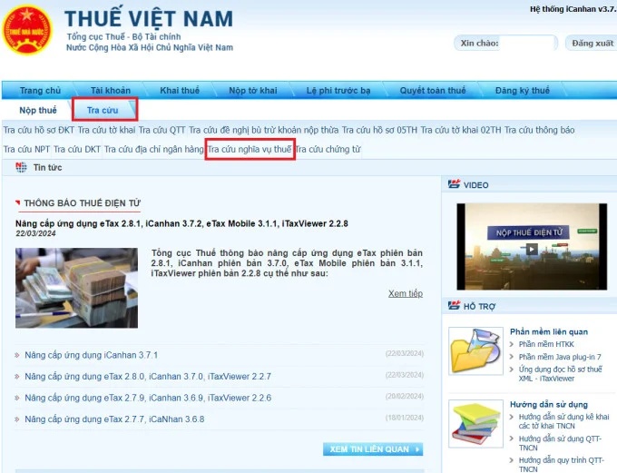 C&aacute;ch Tra cứu nợ thuế thu nhập c&aacute; nh&acirc;n nhanh nhất năm 2026 cho người nộp thuế - Ảnh 3.