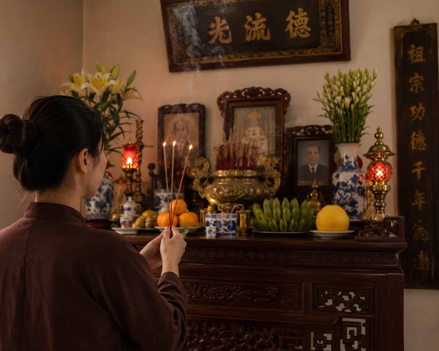 Người tinh &yacute; kh&ocirc;ng bao giờ thắp hương m&ugrave;ng 1 kiểu n&agrave;y để cầu b&igrave;nh an - Ảnh 1.