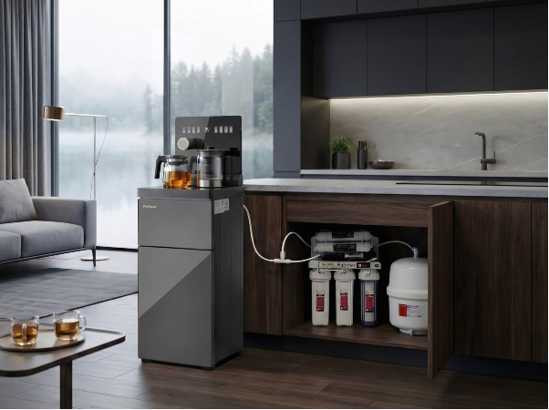 Tạm biệt nỗi &aacute;m ảnh b&ecirc; b&igrave;nh 20 l&iacute;t: C&acirc;y nước b&agrave;n tr&agrave; nối thẳng RO, biến ph&ograve;ng kh&aacute;ch th&agrave;nh trạm pha chế tại gia - Ảnh 2.