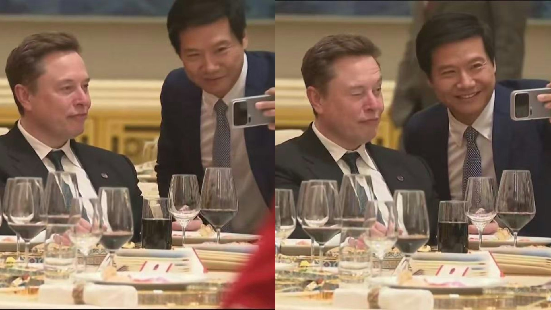 Bức ảnh L&ocirc;i Qu&acirc;n v&agrave; Elon Musk g&acirc;y sốt to&agrave;n cầu tại Quốc yến Bắc Kinh 2026 - Ảnh 1.