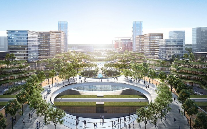 H&agrave; Nội di dời trụ sở c&aacute;c bộ ng&agrave;nh ra khu mới tại mễ tr&igrave; t&acirc;y hồ t&acirc;y năm 2026 - Ảnh 1.