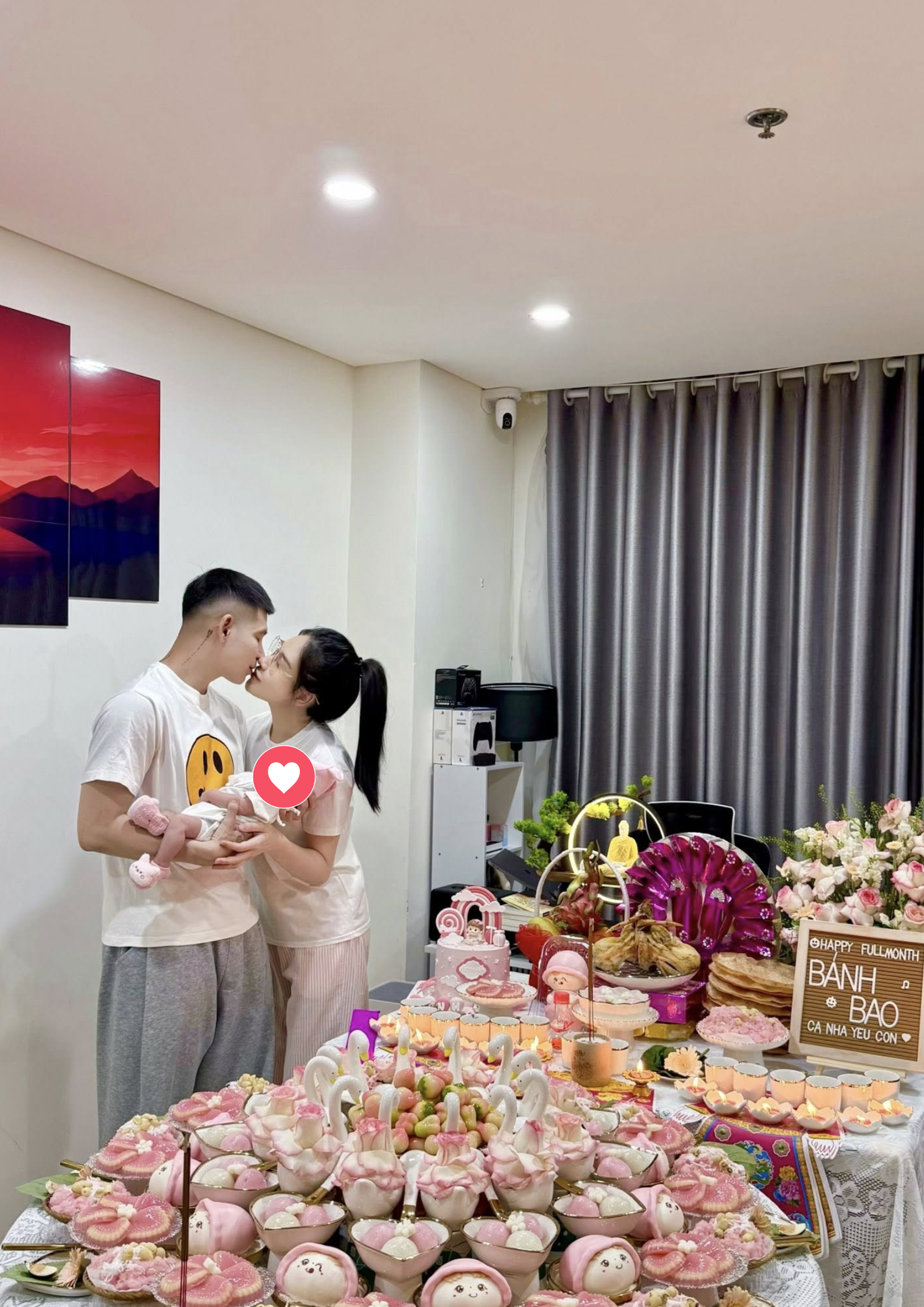 Quang Vinh v&agrave; Mỹ Linh c&ocirc;ng bố t&ecirc;n con g&aacute;i Linh Đan đầy &yacute; nghĩa trong th&aacute;ng đầu ti&ecirc;n - Ảnh 1.