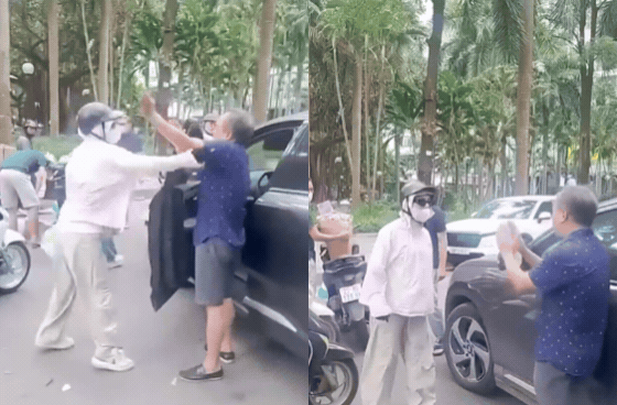 Người phụ nữ chửi bới , đ&aacute;nh t&agrave;i xế &ocirc; t&ocirc; ở H&agrave; Nội: Sự việc g&acirc;y x&ocirc;n xao dư luận - Ảnh 1.