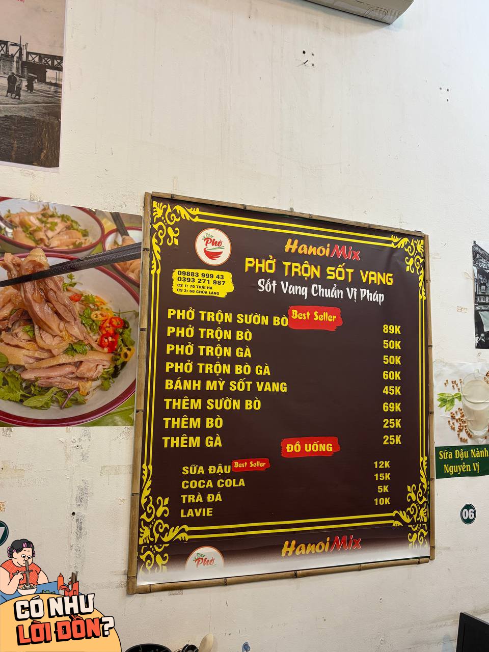 Phở trộn sườn bò sốt vang đầu tiên ở Hà Nội: Hương vị độc đáo chỉ 89 . 000 Đồng - Ảnh 2.