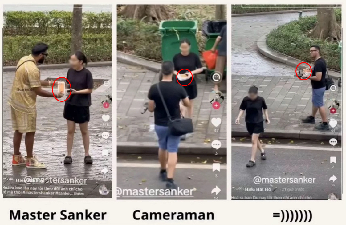 TikToker gi&agrave;u c&oacute; nổi tiếng thế giới Master Sanker ph&aacute;t iPhone 17 ở Hồ Gươm, bị tố 