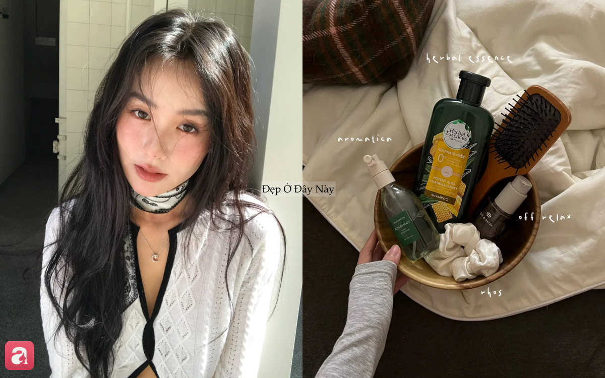 M&aacute;i t&oacute;c kh&ocirc; xơ, thưa rụng của n&agrave;ng blogger Thảo Thảo đ&atilde; thay đổi bất ngờ chỉ nhờ 5 m&oacute;n n&agrave;y - Ảnh 2.