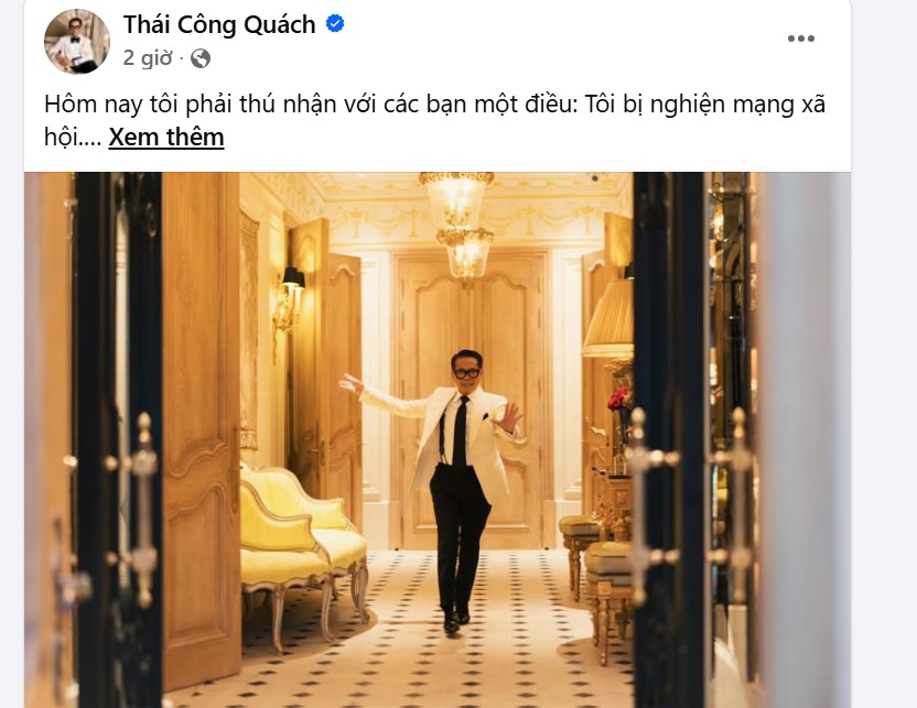 Th&aacute;i C&ocirc;ng ra th&ocirc;ng b&aacute;o khẩn tr&ecirc;n Facebook sau khi x&oacute;a to&agrave;n bộ b&agrave;i viết - Ảnh 1.
