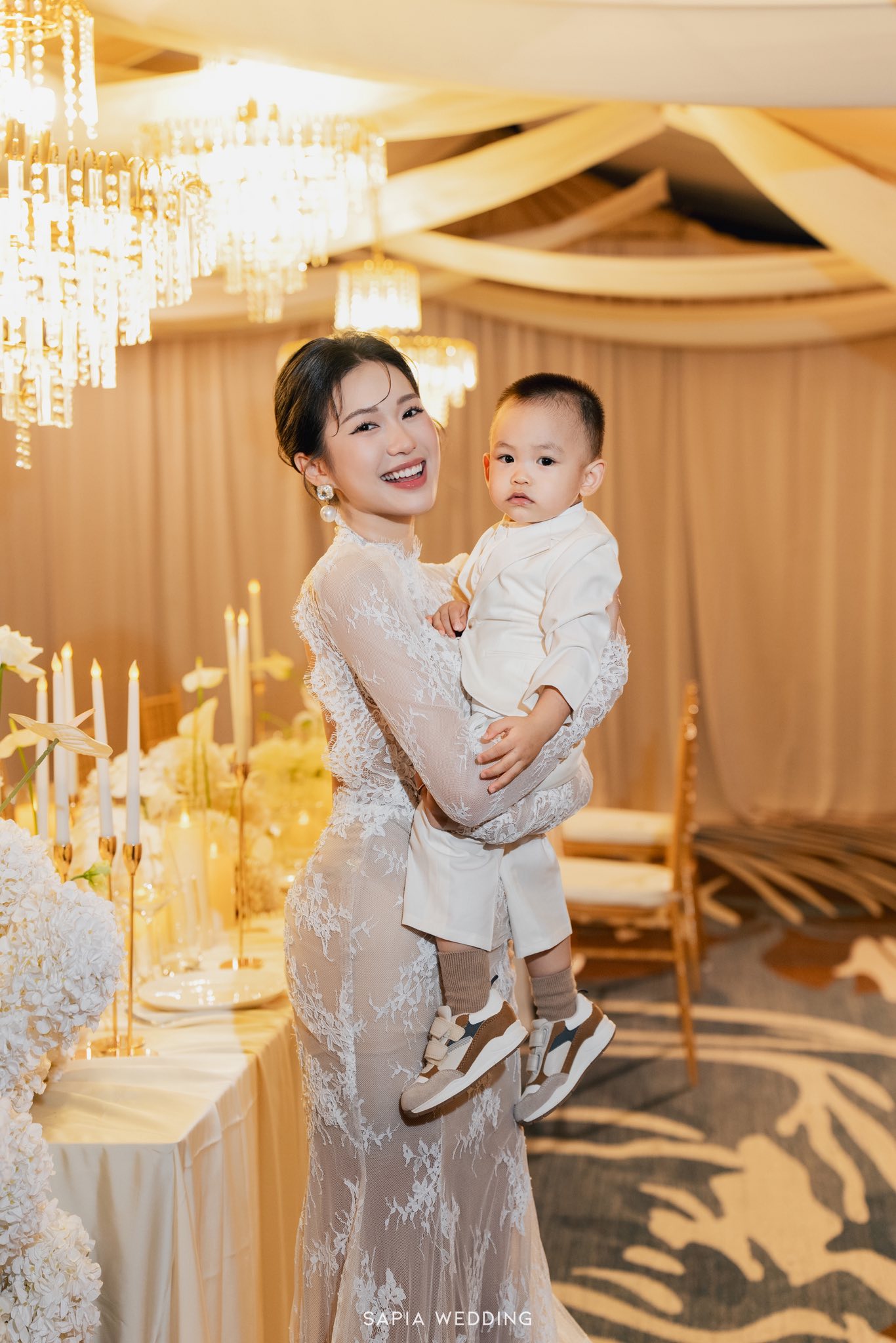 Cuộc sống hạnh ph&uacute;c của Do&atilde;n Hải My v&agrave; Đo&agrave;n Văn Hậu sau khi c&oacute; con trai - Ảnh 1.