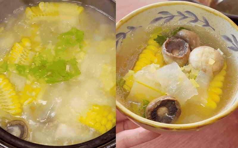 Giải nhiệt m&ugrave;a h&egrave; với canh b&iacute; đao ng&ocirc; ngọt nấm mỡ thanh m&aacute;t , ngon tuyệt - Ảnh 1.