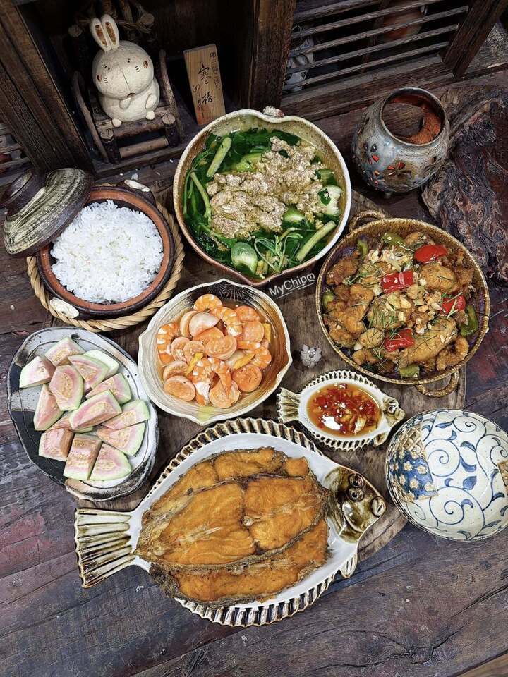 M&acirc;m cơm ngon miệng của mẹ đảm Hải Ph&ograve;ng khiến chồng khen Nhờ cộng đồng mạng - Ảnh 7.