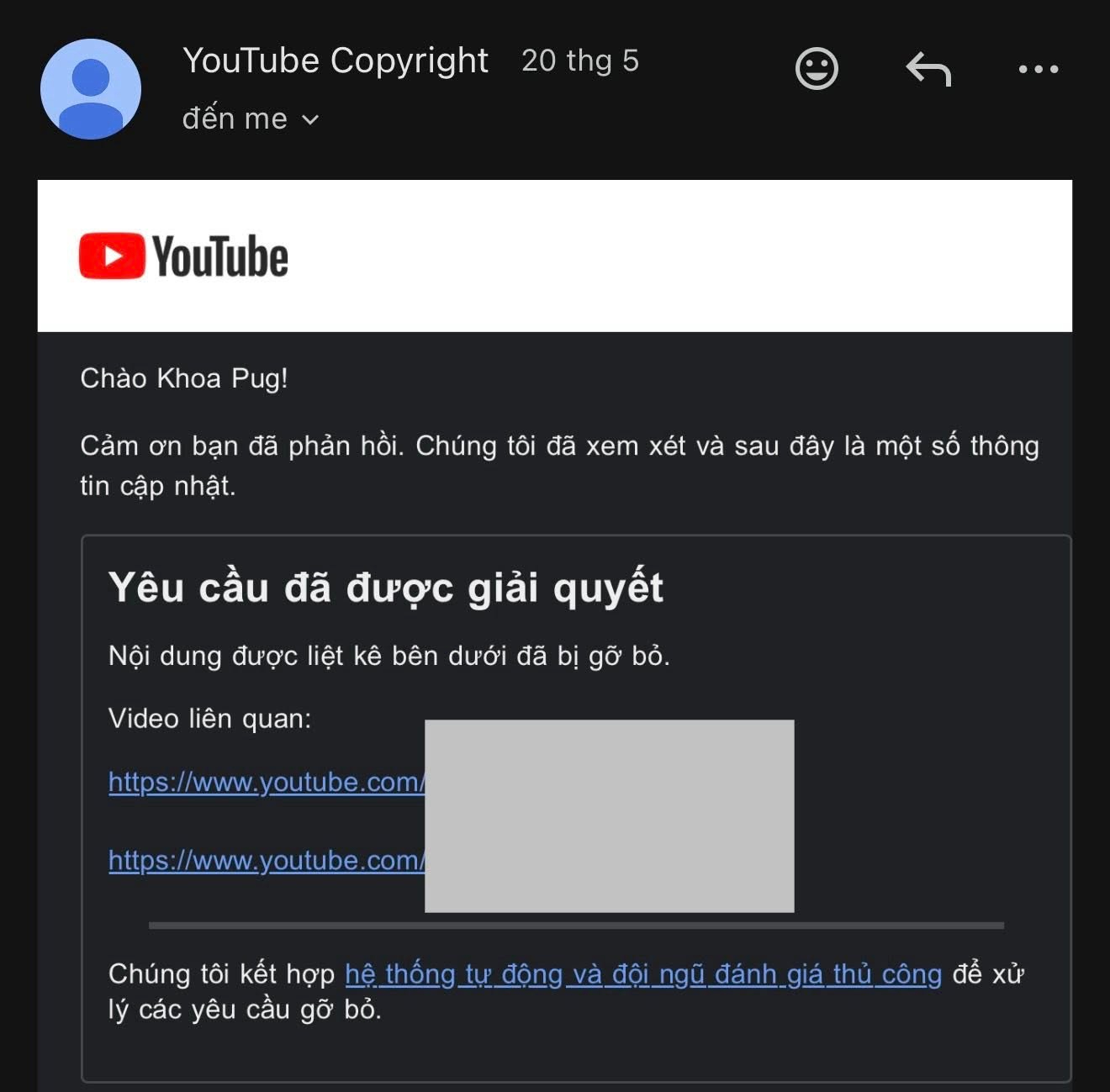 Khoa Pug ph&aacute;t cảnh b&aacute;o bản quyền nội dung tr&ecirc;n YouTube: Quyền lợi v&agrave; tr&aacute;ch nhiệm - Ảnh 3.