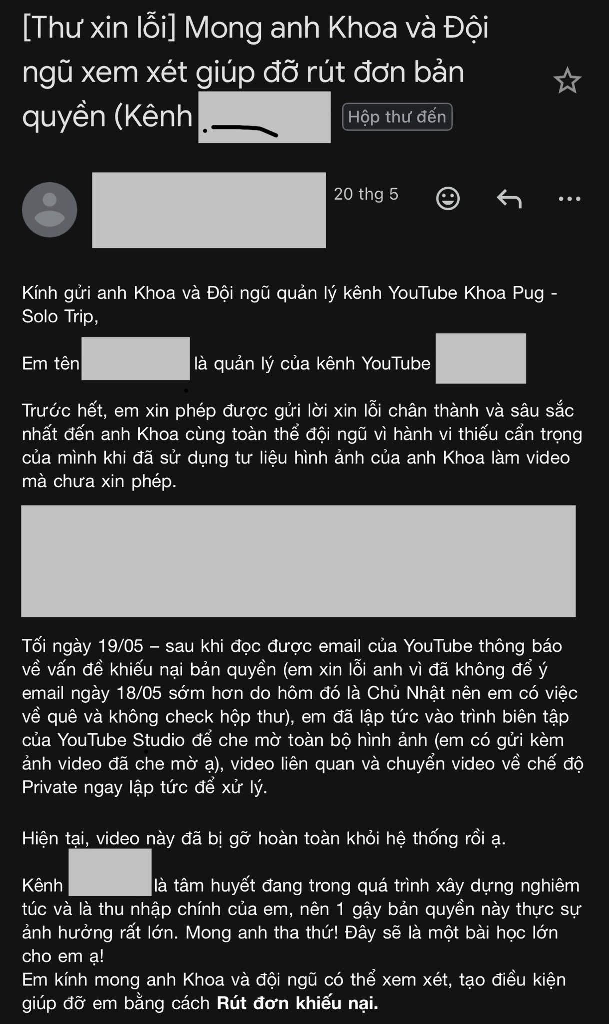 Khoa Pug ph&aacute;t cảnh b&aacute;o bản quyền nội dung tr&ecirc;n YouTube: Quyền lợi v&agrave; tr&aacute;ch nhiệm - Ảnh 4.