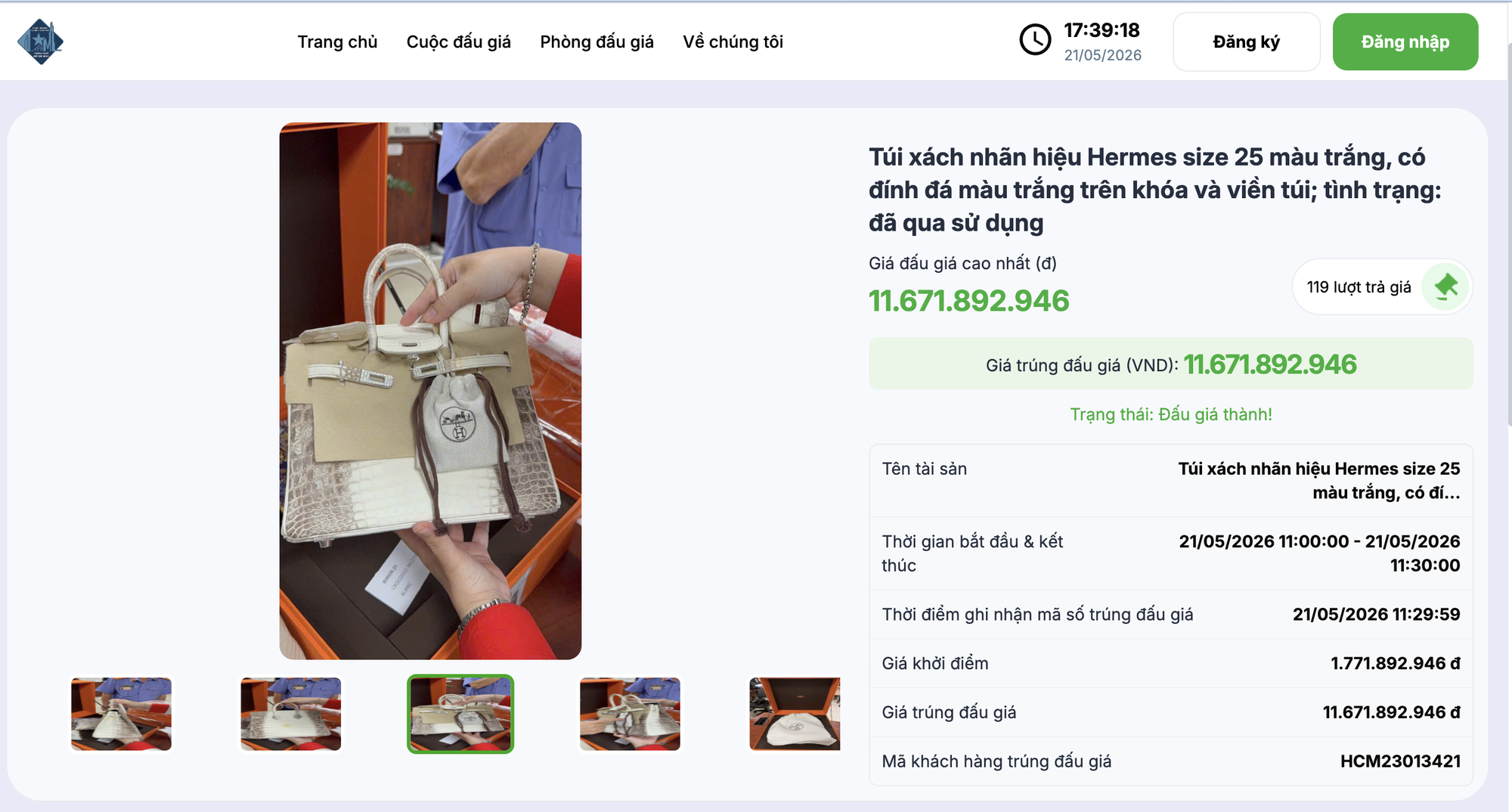 T&uacute;i Hermes b&agrave; Trương Mỹ Lan từng n&oacute;i 