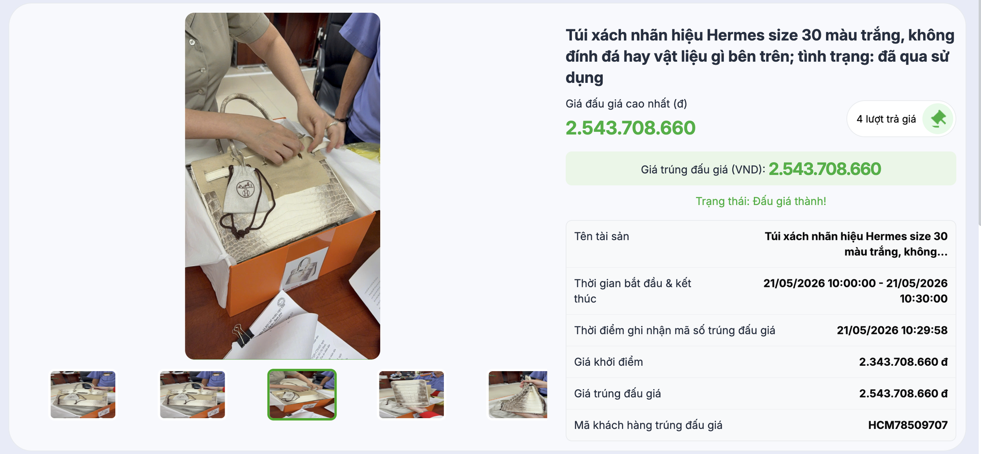 T&uacute;i Hermes b&agrave; Trương Mỹ Lan từng n&oacute;i 