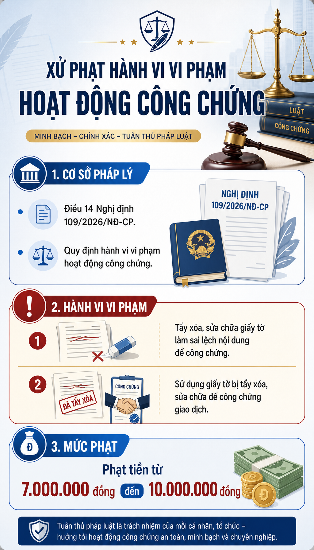 Quy định Phạt mới trong lĩnh vực c&ocirc;ng chứng từ 18 / 5 , tối đa 40 triệu đồng - Ảnh 2.