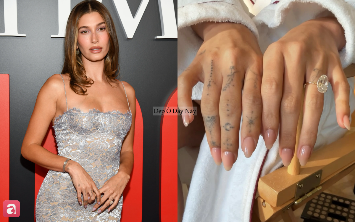 Hailey Bieber chẳng cần nail cầu kỳ vẫn khiến cả thế giới thi nhau bắt chước - Ảnh 7.
