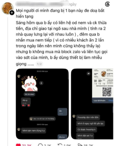 Thực hư vụ shop nem chua r&aacute;n bị tố d&agrave;n dựng vụ hiến tạng g&acirc;y chấn động MXH - Ảnh 1.